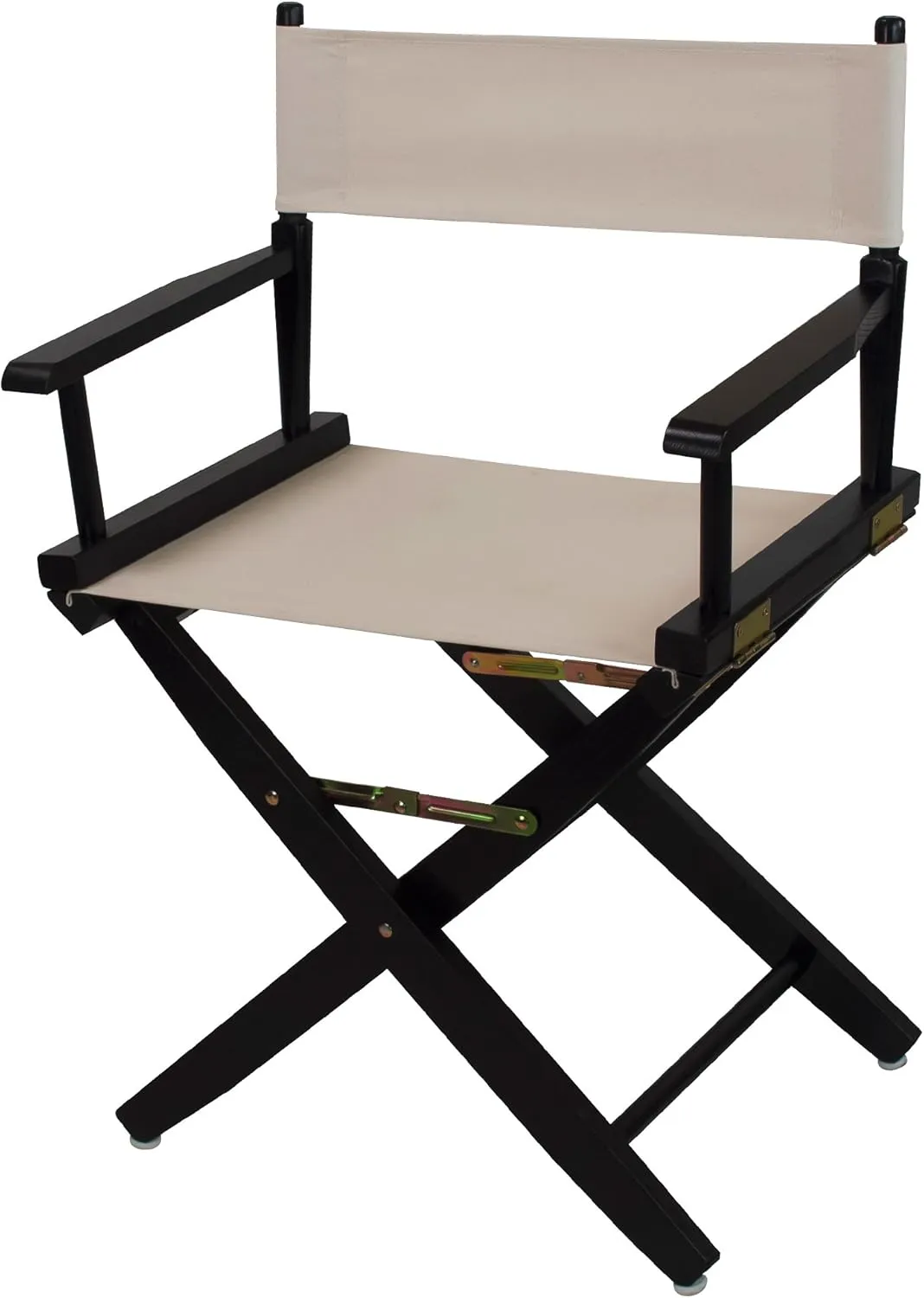 American Trails Extra-Wide Premium 18" Director's Chair Black Frame with Natural Canvas