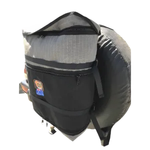 AOS Canvas Spare Wheel Storage Bin / Bag - Grey
