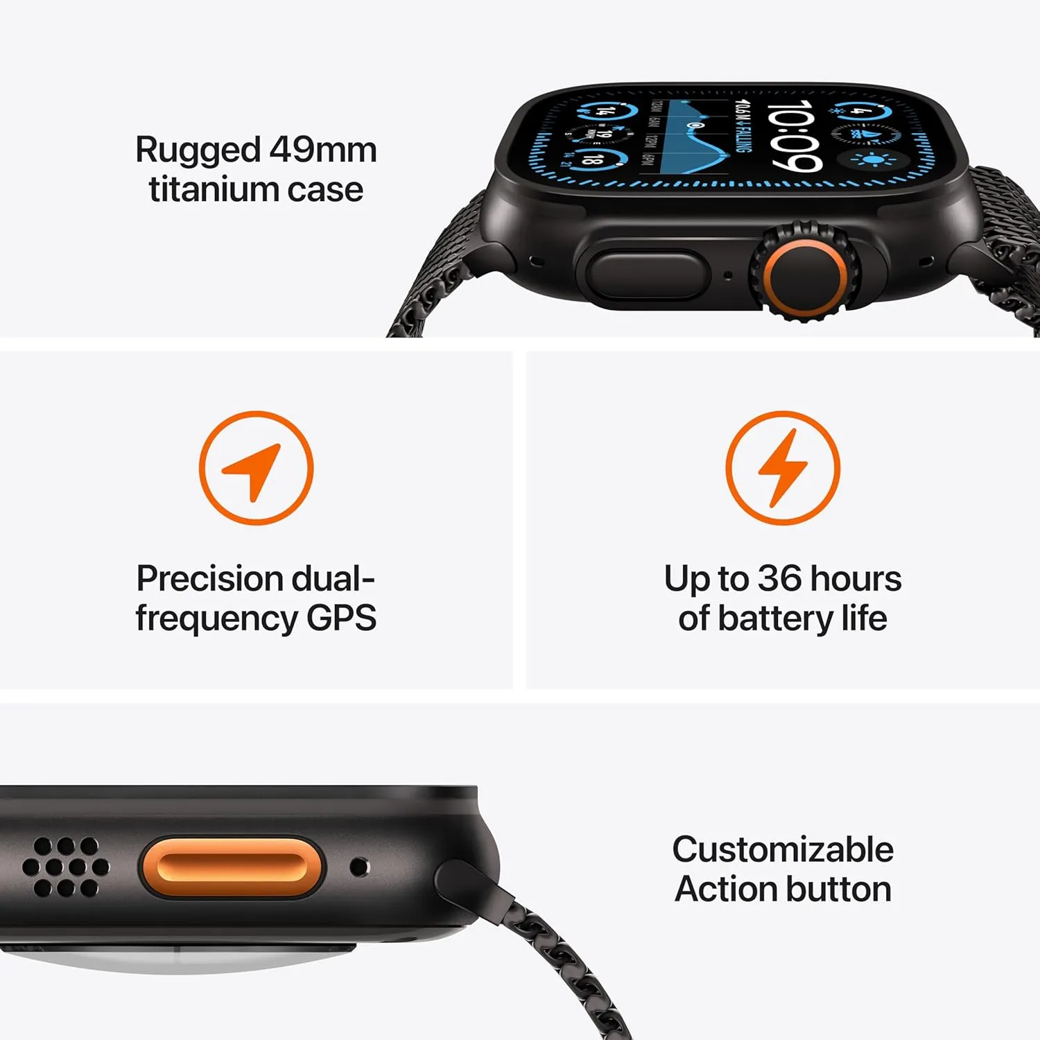 Apple Watch Ultra 2 GPS   Cellular 49mm Smartwatch