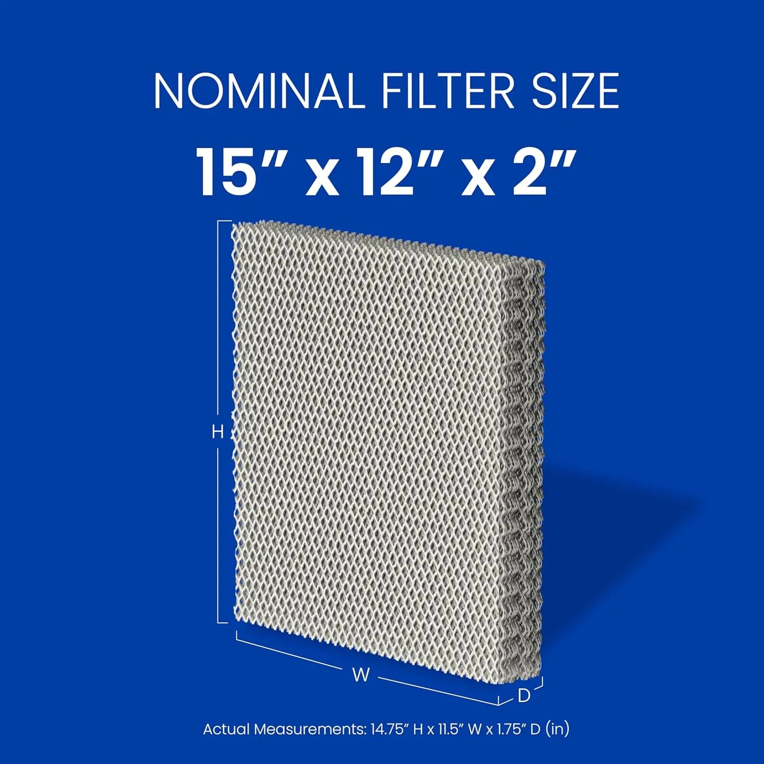 AprilAire 12 Water Panel Humidifier Filter Replacement for AprilAire Whole-House Humidifier Models 112, 224, 225, 440, 445, 445A, 448 (Pack of 1)