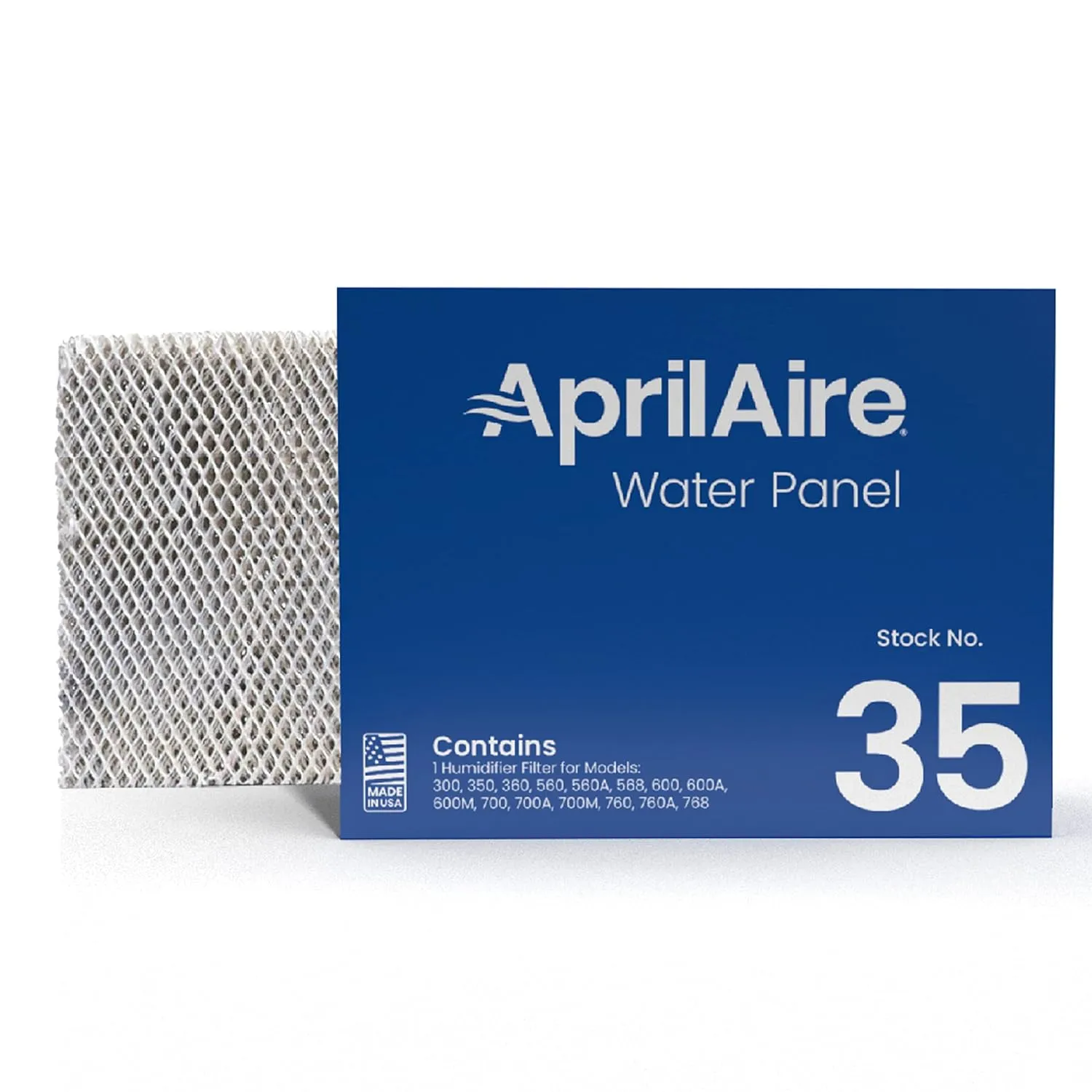 AprilAire 35 Water Panel Humidifier Filter Replacement for AprilAire Whole-House Humidifier Models 300, 350, 360, 560, 560A, 568, 600, 600A, 600M, 700, 700A, 700M, 760, 760A, 768 (Pack of 10)
