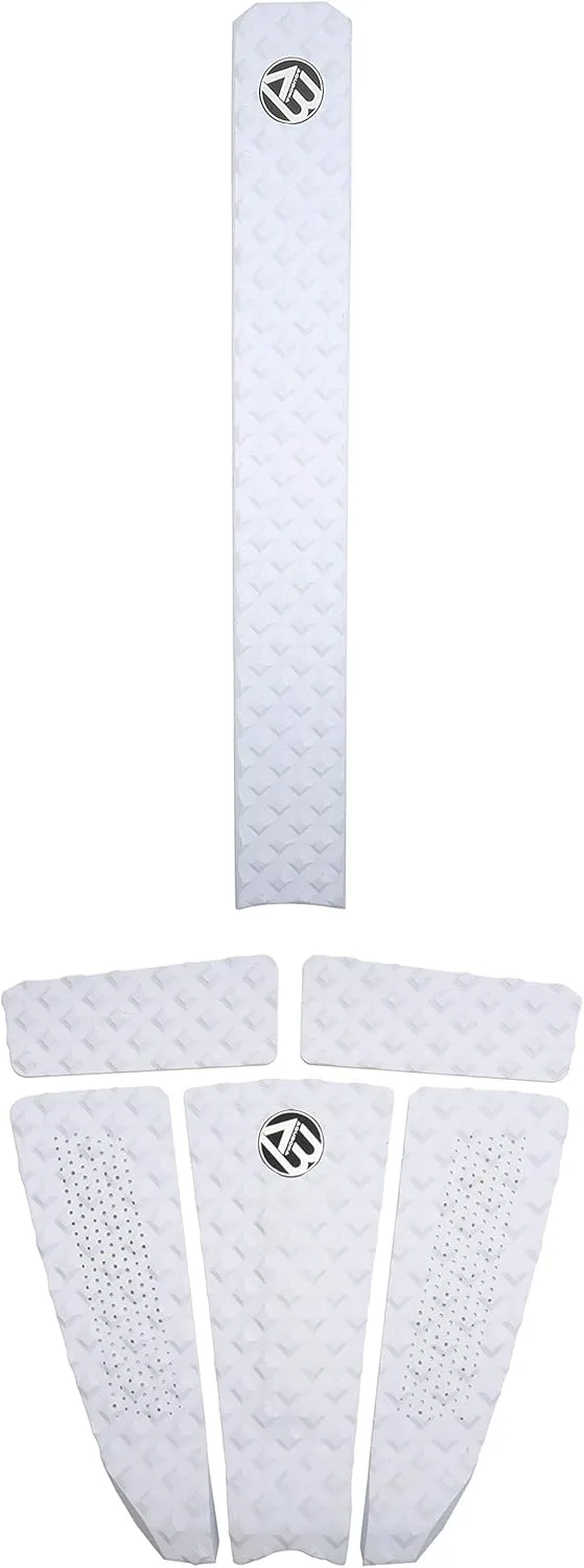 AQUBONA 5 Piece EVA Surfboard Deck Traction Pads for Stomp Skimboards, Surf Boards, Funboard, Fish Board