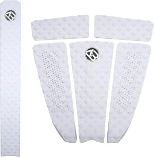 AQUBONA 5 Piece EVA Surfboard Deck Traction Pads for Stomp Skimboards, Surf Boards, Funboard, Fish Board
