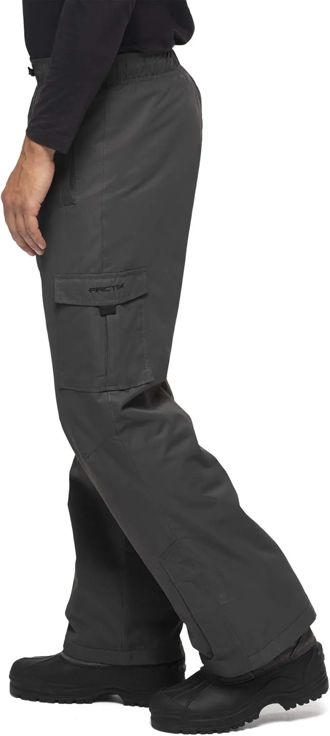 Arctix Men's Sentinel Pull Over Fleece-Lined Cargo Snow Pants