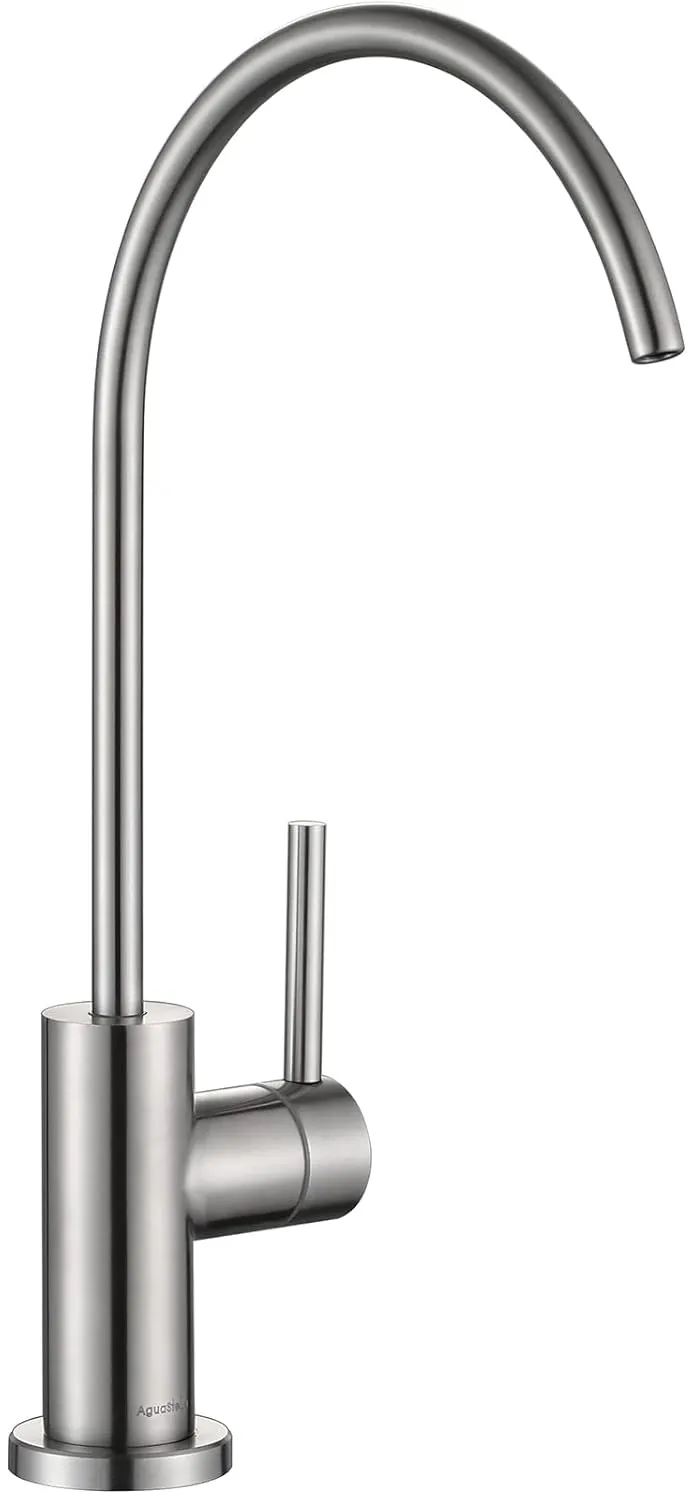 AS09SS Stainless Steel Kitchen Water Filter Faucet RO Faucet for Most Reverse Osmosis Units or Water Filtration System in Non-Air Gap