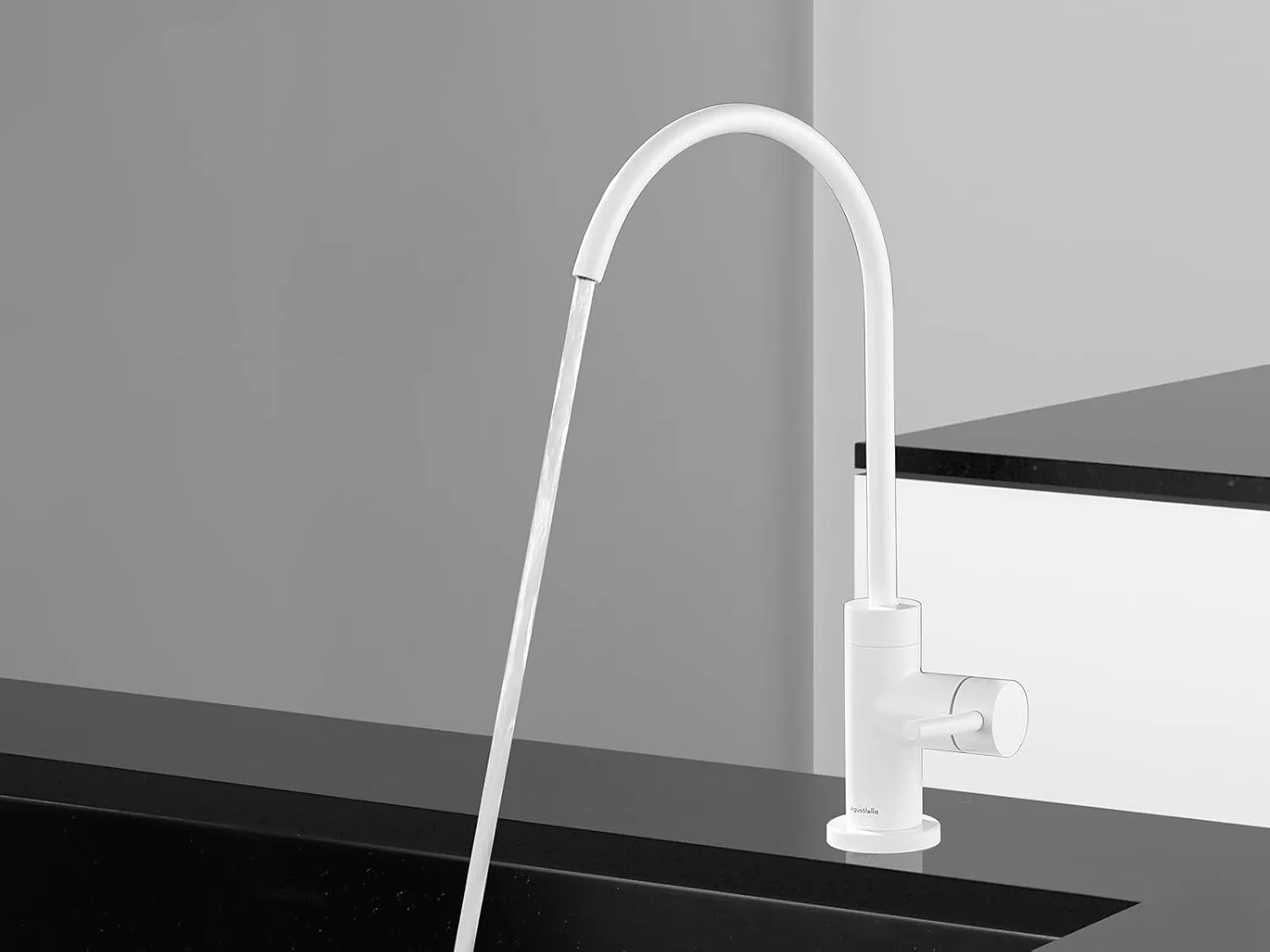 AS09W White Stainless Steel Kitchen Water Filter Faucet RO Faucet for Most Reverse Osmosis Units or Water Filtration System in Non-Air Gap
