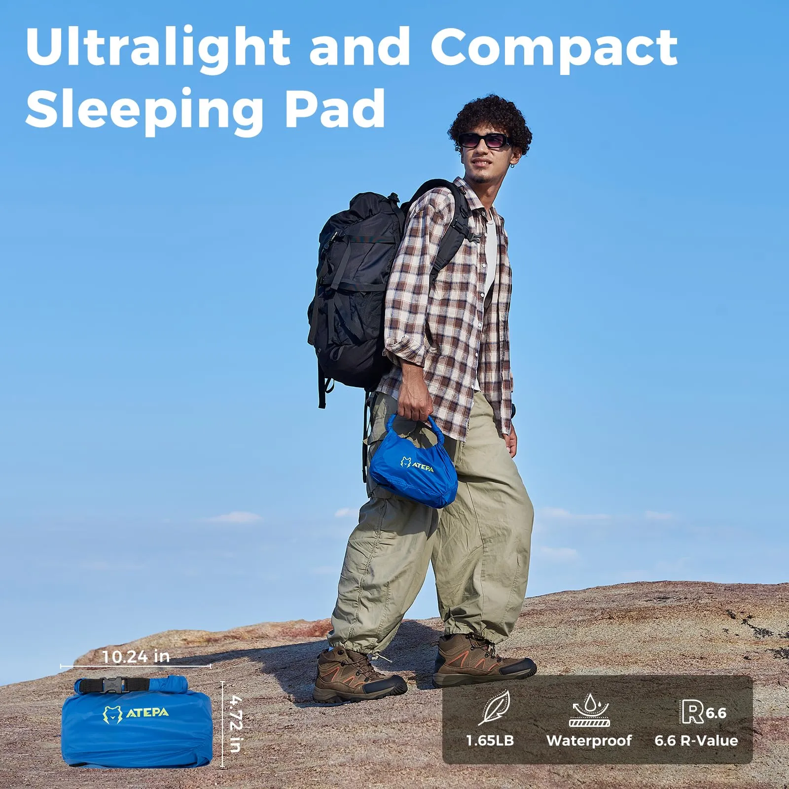 ATEPA All-Season Ultralight Insulated Sleeping Pad