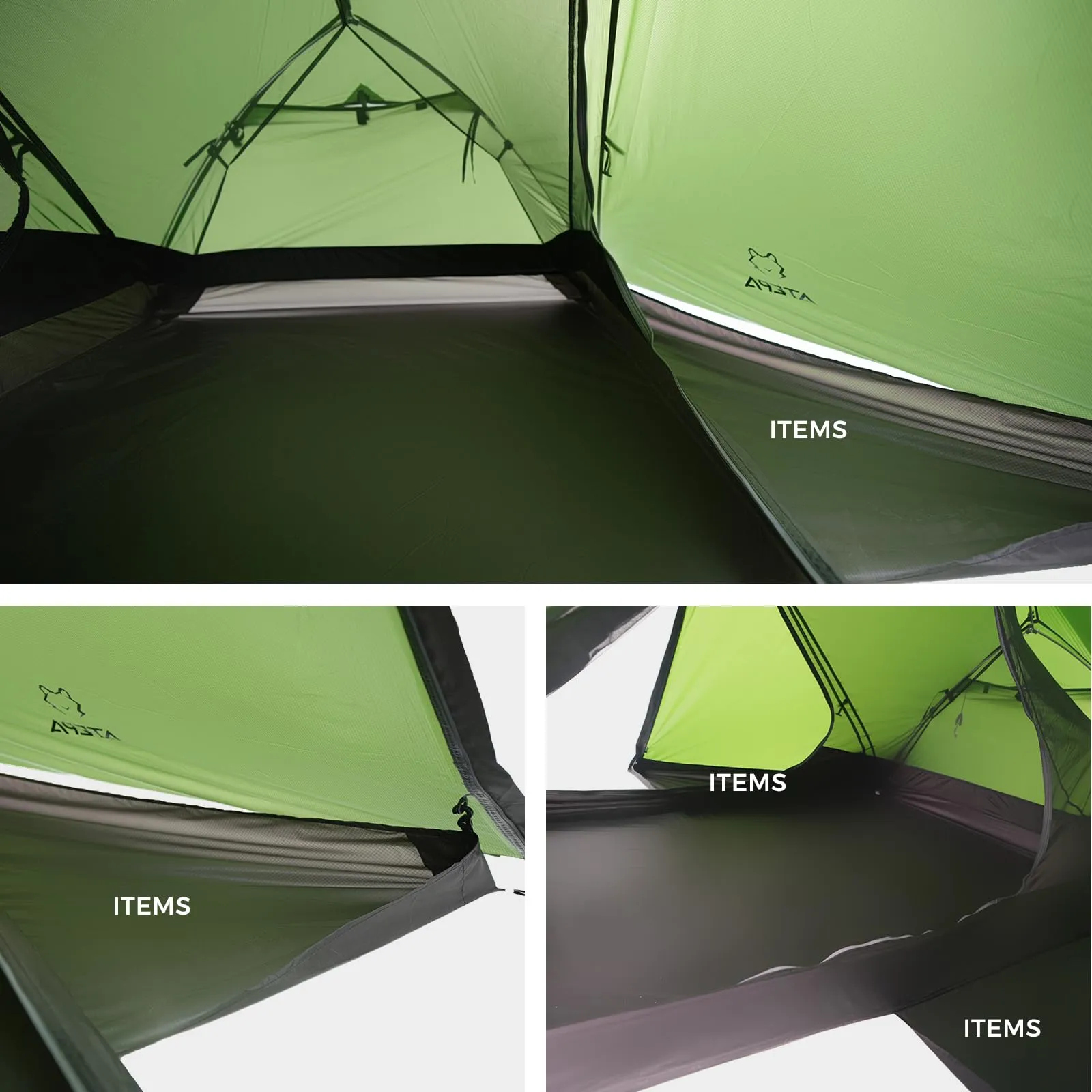 ATEPA Backpacking Tent   KingCamp Flexi Rest 5.0 Plus Air Sleeping Pad Combo