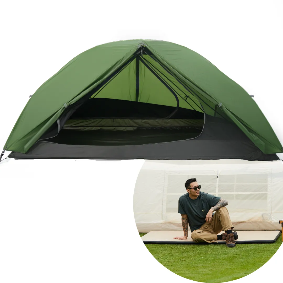 ATEPA Backpacking Tent   KingCamp Flexi Rest 5.0 Plus Air Sleeping Pad Combo