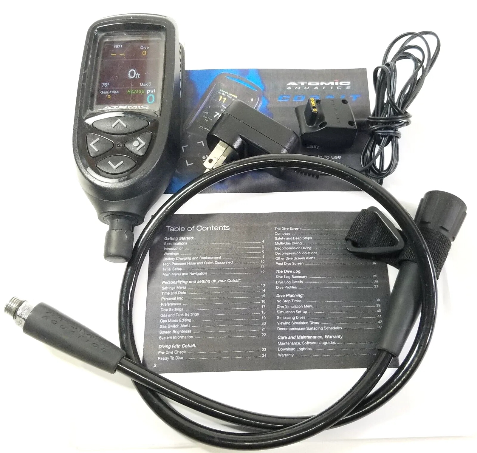 Atomic Cobalt  SCUBA Dive Air Integrated Computer, Compass Air & Nitrox OLED