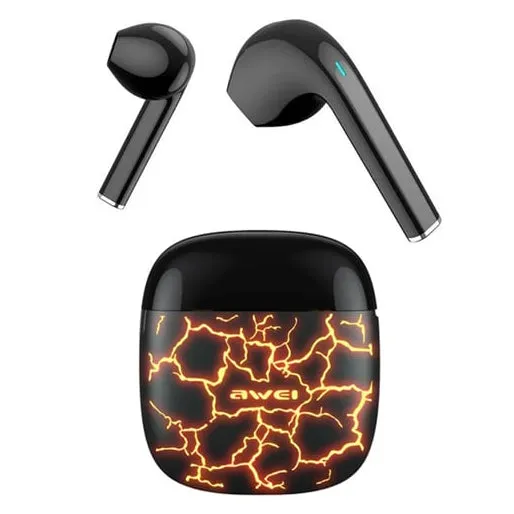 Awei Gaming Sports TWS Bass Low Latency Wireless Earbuds Bluetooth 5.1 With Mic