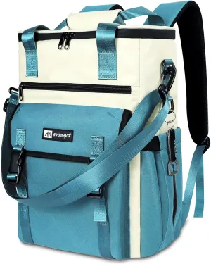 Backpack Cooler for Women, AYAMAYA Stylish 35 Cans Leakproof Soft Cooler Backpack, Waterproof Insulated Lunchbox Shoulder Bag Keeps Cold for Up to 18 Hours for Camping, Beach, Work, Picnic, Travel