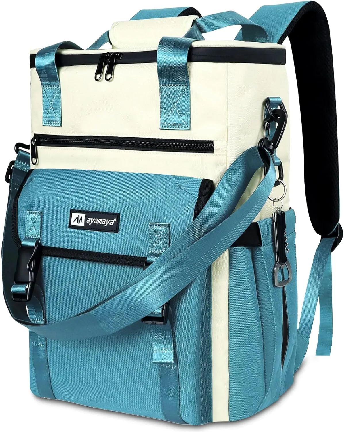 Backpack Cooler for Women, AYAMAYA Stylish 35 Cans Leakproof Soft Cooler Backpack, Waterproof Insulated Lunchbox Shoulder Bag Keeps Cold for Up to 18 Hours for Camping, Beach, Work, Picnic, Travel