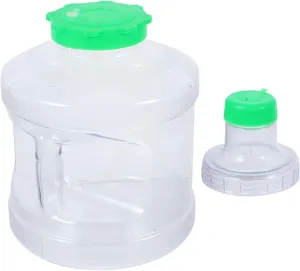 balacoo Portable Handheld Water Jug Refillable Water Storage Bucket with Lid Durable Material for Home Office Gym Outdoor Use Easy to Clean and Space Saving Design