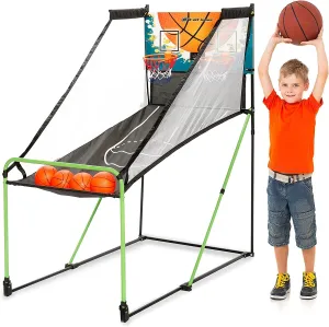 Basketball Arcade Game, Indoor Play Equipment - Sports Activities & Birthday Party Games for Kids Style, Black