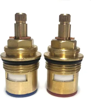 BATH 3/4 x 55mm Replacement Brass Ceramic Disc Tap Valve Cartridge Quarter Turn Fits BRISTAN (solid Brass screws provided) by Tap Magician