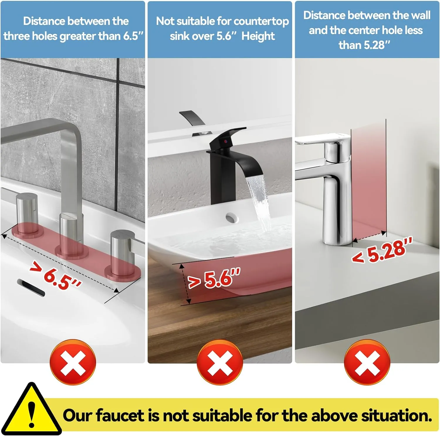 Bathroom Faucets with Bulit-in Water Filter, 2024 Newest Waterfall Bathroom Sink Faucet for Softer, Smoother Skin, Removes Chlorine, Heavy Metals, Improves The Condition of Your Health, Black