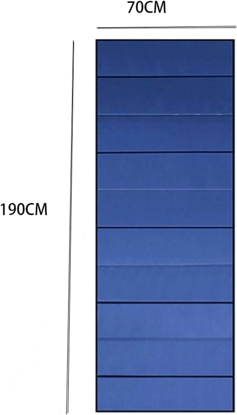 Beach Blankets Outdoor Ultralight Inflatable Mattress Camping or Hiking Pillow Moisture-Proof Foldable Anti Slip Thickness Folding Sleep Mats(Gray)