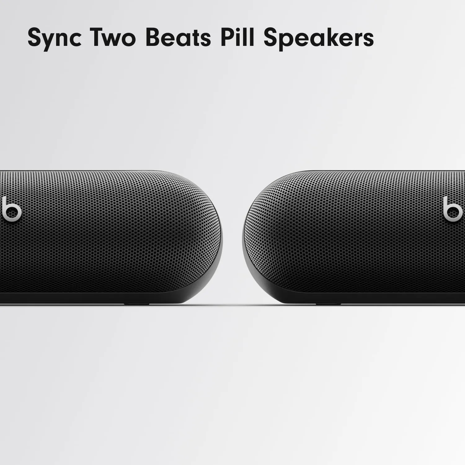 Beats Pill - Bluetooth Speaker and Portable Wireless Charger via USB-C - Up to 24 Hours Battery Life, IP67 Water Resistant, Apple & Android Compatible, Built-in Microphone – Matte Black (Renewed)