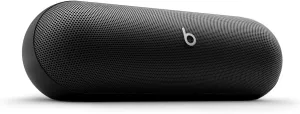 Beats Pill - Bluetooth Speaker and Portable Wireless Charger via USB-C - Up to 24 Hours Battery Life, IP67 Water Resistant, Apple & Android Compatible, Built-in Microphone – Matte Black (Renewed)
