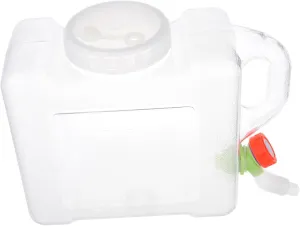 BESPORTBLE Camping Water Jug with Spigot Portable Water Storage Container for Hiking Emergency Use Lightweight Outdoor Tank