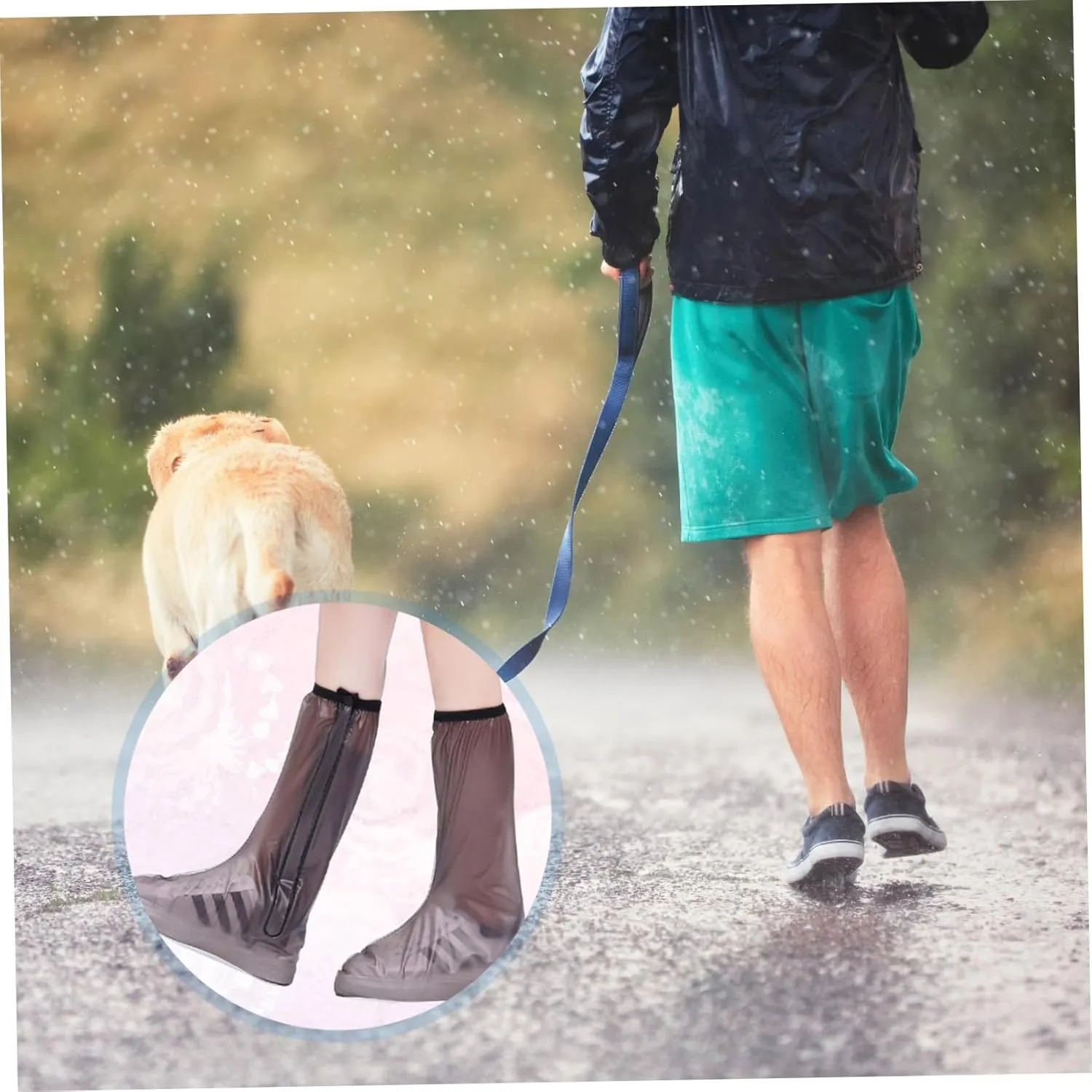BESPORTBLE Rain Shoe Covers for Adults Waterproof Shoe Covers Bike Covers Outdoor Storage Waterproof Rain Shoe