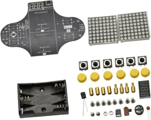 BESTonZON Electronic Game Console Kit Retro Game Console Soldering Practice with Learn Electronics Programming Easy Assembly Fun for Boys and Girls USB Battery Powered