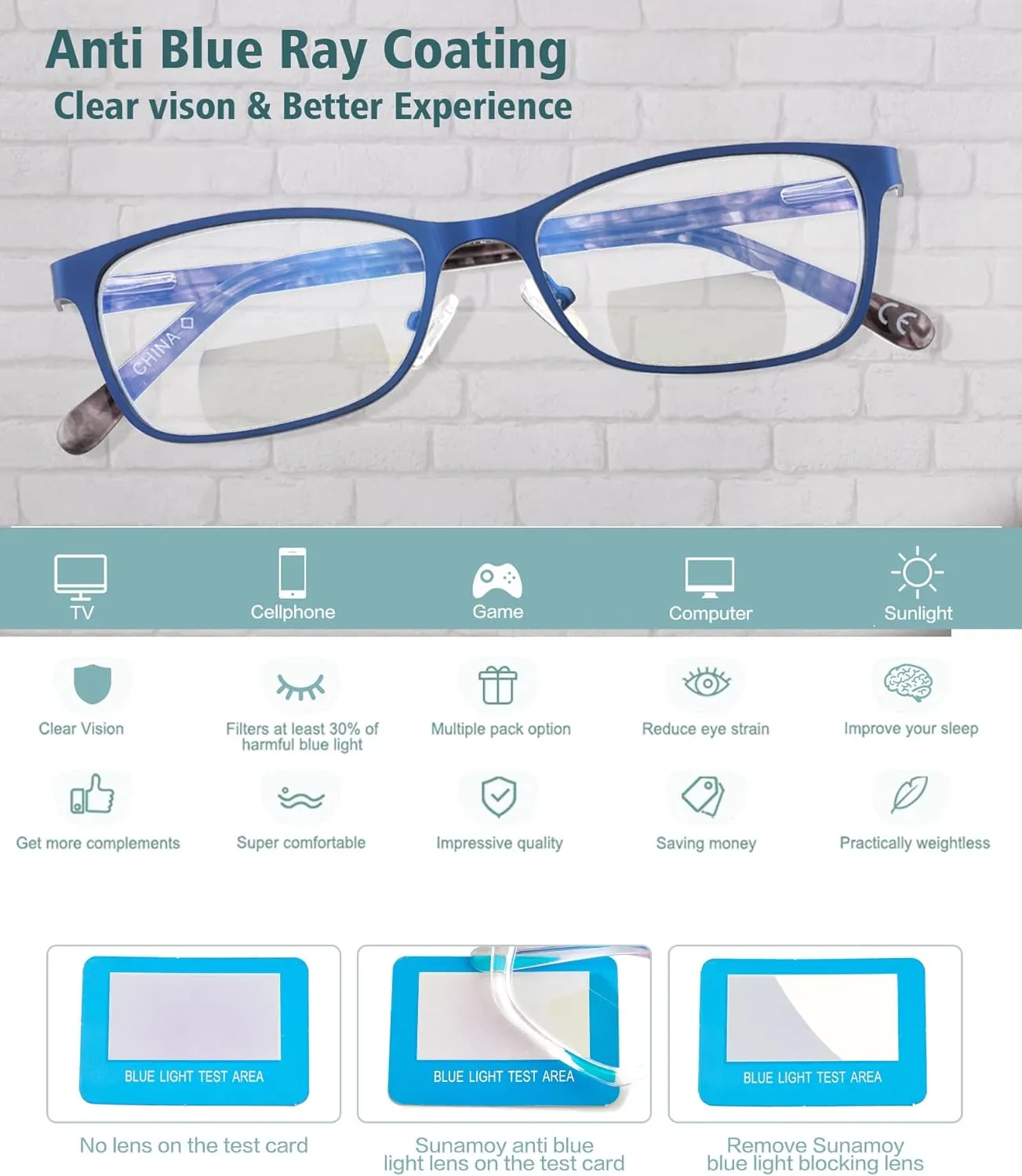 Bifocal Reading Glasses Women Blue Light Computer Reader Fashion Clear Top Cateye Ladies Designer Stylish Eyeglasses