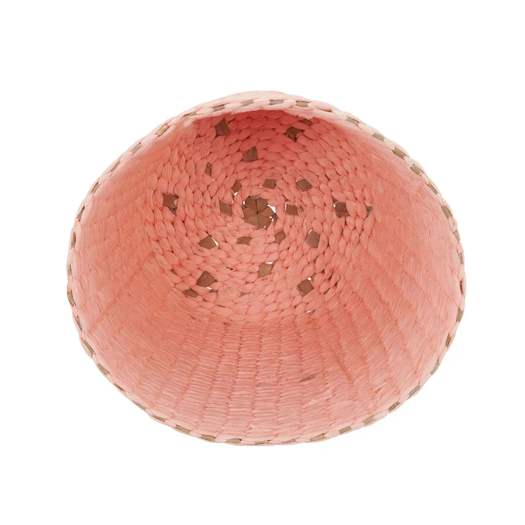 Bimal Paper Rope Gallon Waste Basket Bayou Breeze Color: Pink Capacity: 1 (Gallons)