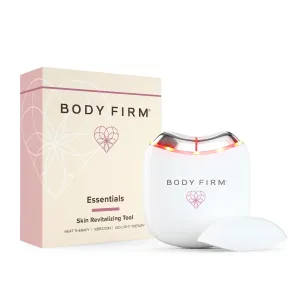 BODY FIRM Crepe Erase Skin Revitalizing Tool, Red Light Therapy Device, Lift & Smooth Body & Neck, Portable Handheld Heat & Vibration Beauty Tool for Skin Care Absorption & Body Repair