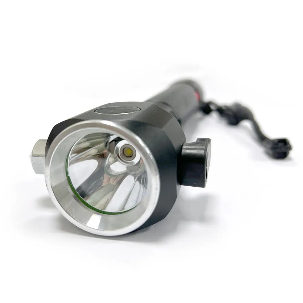 Bright Torch H04-T01 Outdoor Car Tactical Flashlight with LED Solar Hammer Monthly deal Ultra Safety Light, Function Multi Efficient shipping Flashlight Powered
