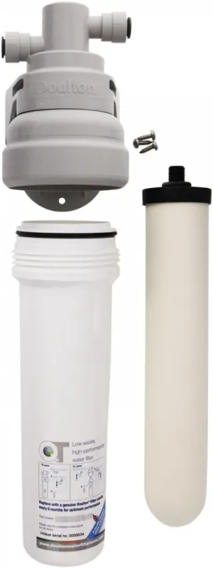 British Berkefeld Doulton QT Under Sink Water Filter System 10" UltraCarb Certified to NSF ANSI 42 and 53
