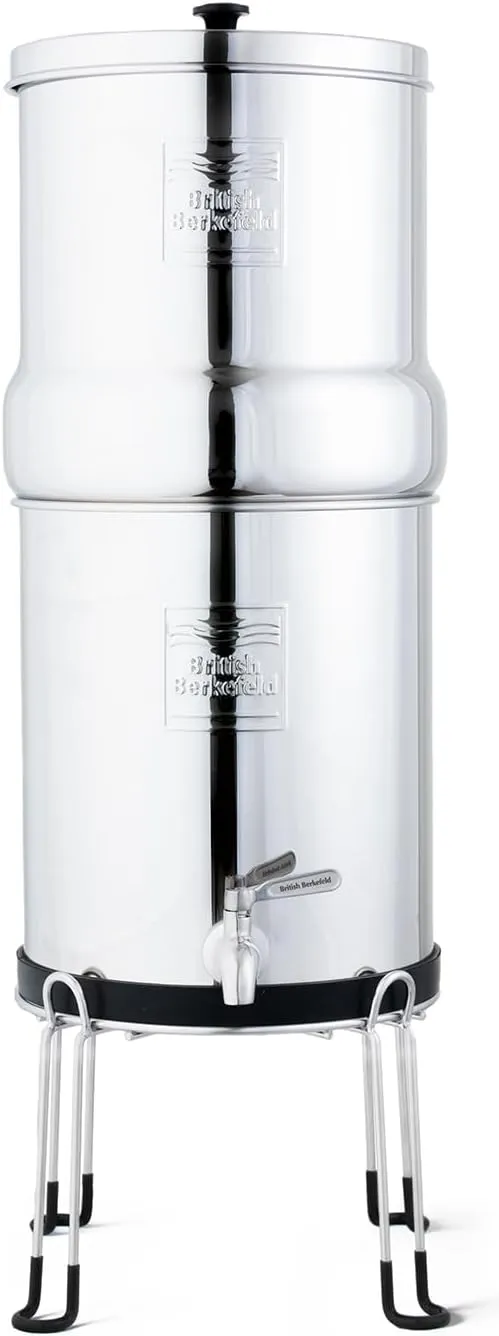 British Berkefeld Doulton W9361139 Gravity Countertop Water Filtration System 2.25 Gallons Made in UK