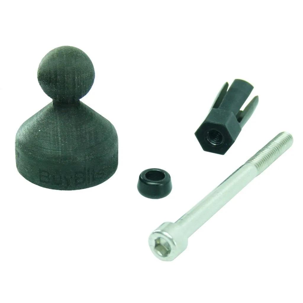 BuyBits 12mm Hexagon GPS Mount for Garmin eTrex 10 - 20 - 30 Devices fits Honda Blackbird & Kawasaki Motorcycles (sku 50632)