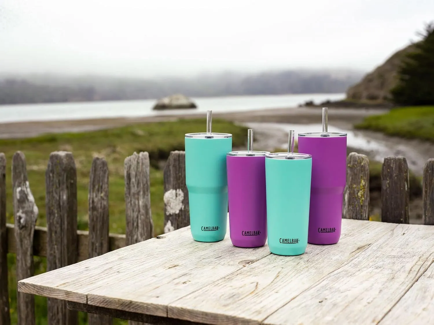 CamelBak Horizon 20 oz Straw Tumbler, Insulated Stainless Steel