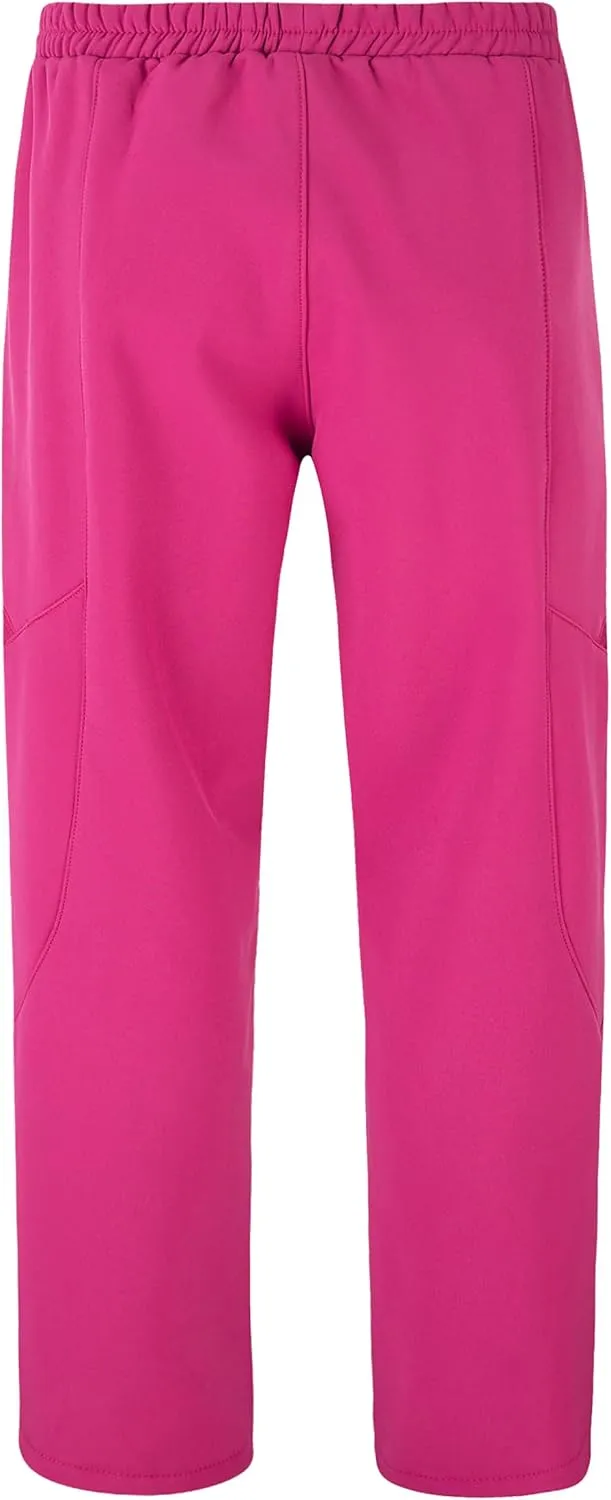 CAMLAKEE Kids Waterproof Hiking Pants Boys Girls Warm Winter Fleece Lined Outdoor Snow Ski Pants