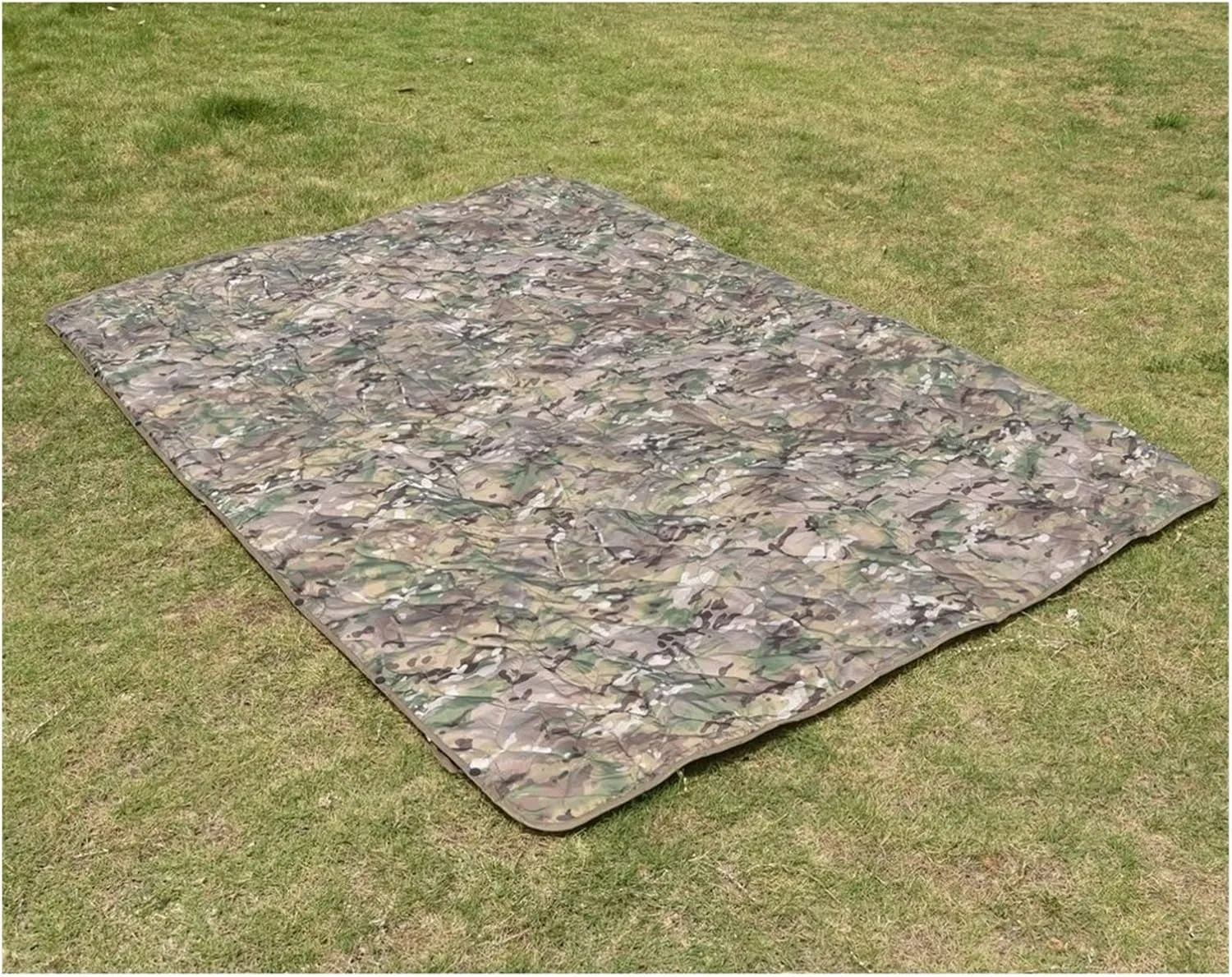 Camouflage Camping Quilt Portable Camping Accessories Picnic Warm Blanket Ultralight Travel Sleeping Mattress Travel Mat (Color : Jungle)