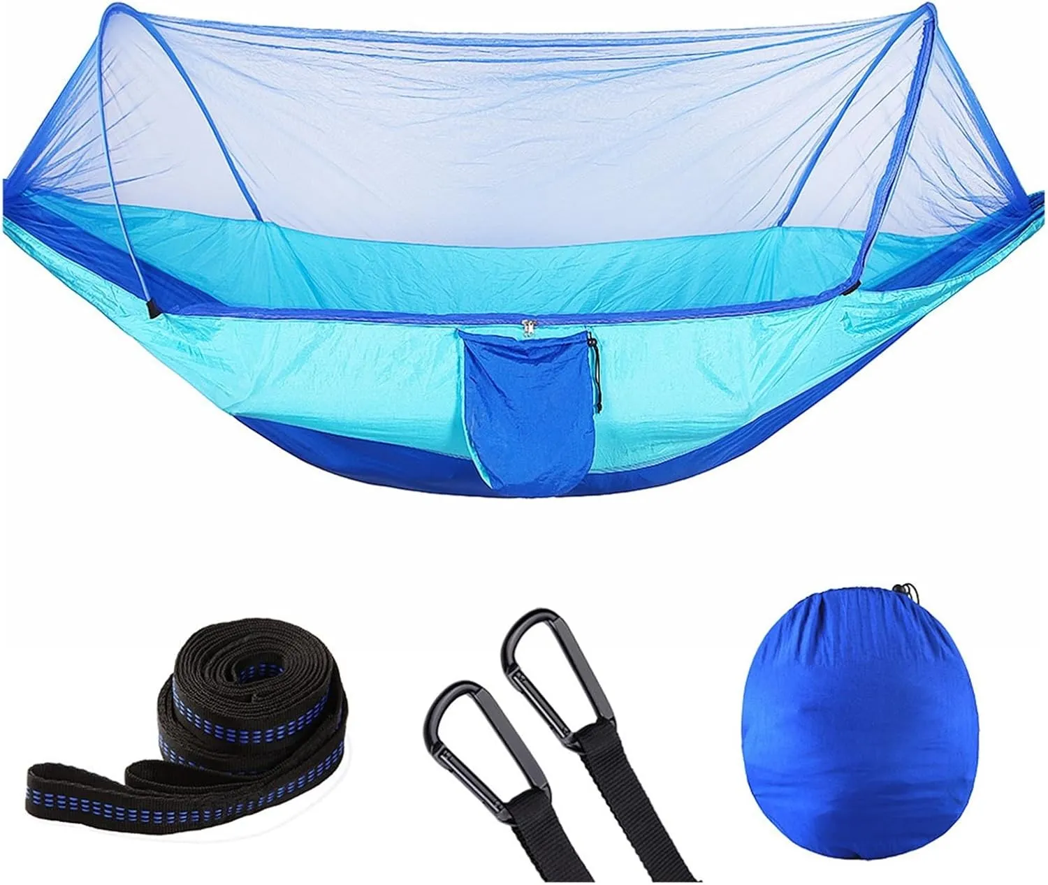 Camp Portable Outdoor Camping Hammock 1-2 Person Go Swing with Mosquito Net Hanging Bed Ultralight Tourist Sleeping Hammock Strong, A S250x120cm