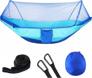 Camp Portable Outdoor Camping Hammock 1-2 Person Go Swing with Mosquito Net Hanging Bed Ultralight Tourist Sleeping Hammock Strong, A S250x120cm