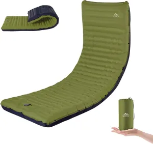 Camping Sleeping Pad, Extra Thickness 4.7 Inch Inflatable Sleeping Mat Lightweight Waterproof Camping with Built-in Pump Air Mattress for Backpacking, Hiking, Tent, Traveling