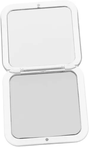 CANIGHT Foldable Pocket Mirror Compact Magnification Handheld Mirror for Women Durable Square Design for Travel Makeup Touch Ups Easy to Carry Purse Bag