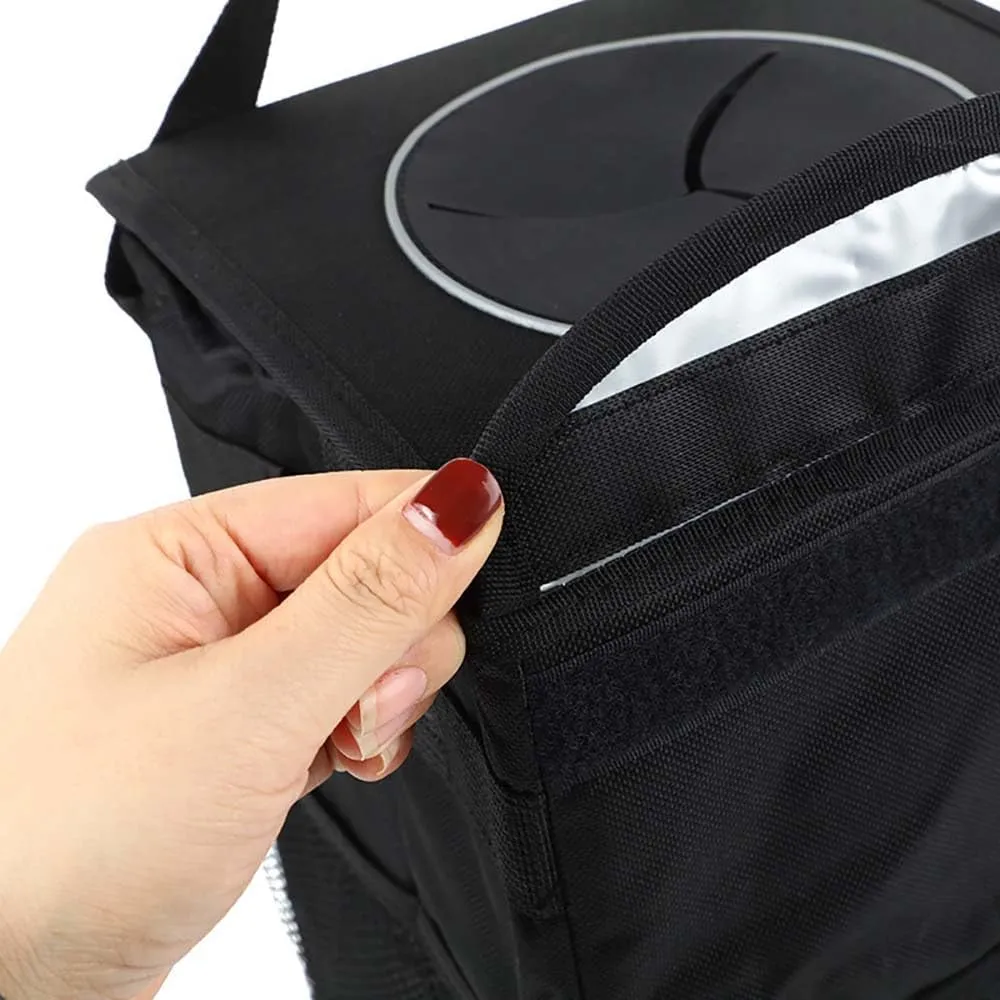 Car Garbage Can for Chevrolet Blazer EV 2024,Leak-Proof Waterproof Foldable Bin Hanging Car Trash Bag with Lid Organizer All Seasons,XL