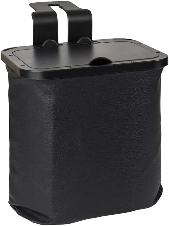 Car Trash Can for Chevrolet Silverado Colorado Express Suburban Blazer Trailblazer Trax,Foldable Hanging Waterproof Garbage Bag with Lid Adjustable Stylish Waste Bin Practical Simple Install Ashbin