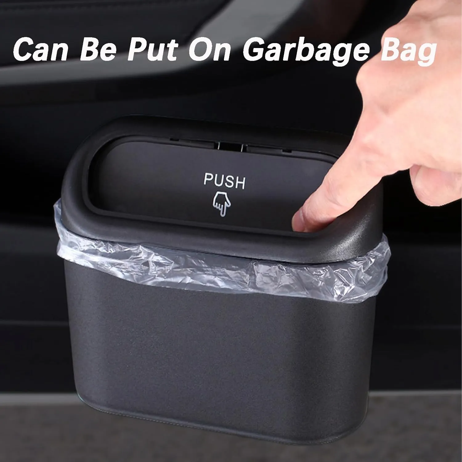 Car Trash Can for Chevrolet Statesman Veritas Rezzo Equinox G2X Trailblazer Waterproof Multipurpose Rubbish Bin with Lid,Portable Hanging Car Vehicle Trash Can Bin,White