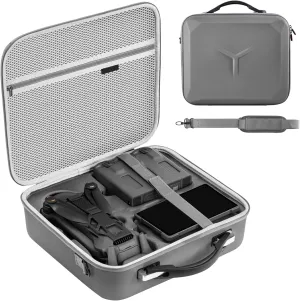 Carrying Case for Mavic 4 Pro Drones Creator Combo, PU Shoulder Storage Bag, Portable Travel Bag for DJI Mavic 4 Pro Accessories (Case Only)