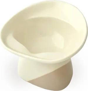 Cat Water Bowl, Elevated Cat Water Bowl, Flat-Faced Cats, Older Cats, Short-Legged Cats, Small Cats, Anti-Splash, Seto Ware Ceramics Made in Japan, Japanese Traditional Ceramics