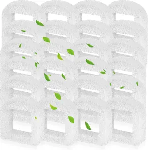 Cat Water Fountain Filters, 24 Pack Pet Fountain Replacement Foam Sponge Pre-Filters Fit for Multiple Ceramic and Stainless Steel Pet Fountains
