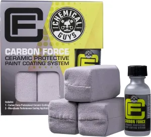 Chemical Guys WAC232 Carbon Force Ceramic Protective Paint Coating System, Includes 1 Carbon Force (1 fl oz), 3 MircoSuede Applicators