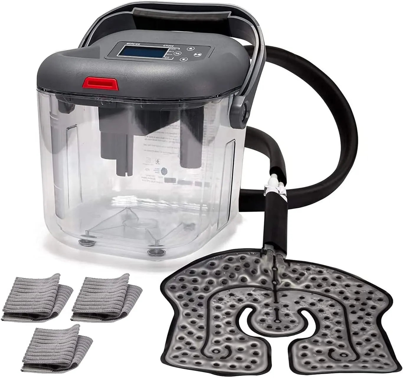 Circulating Cold Water Therapy Ice Machine Gen 2 by Arctic 8 –with Universal Pad for Knee, Elbow, Shoulder, Back Pain, Swelling, Sprains, Injuries, Post-Surgery