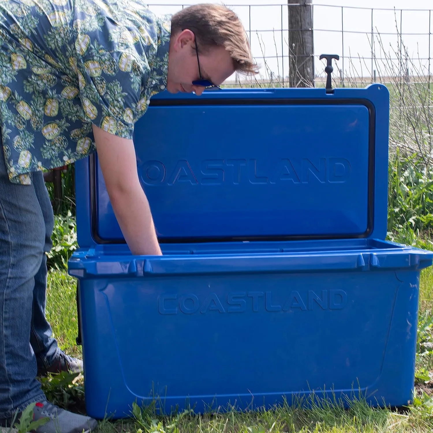 Coastland Delta Series Rotomolded Coolers, Premium Everyday Use Insulated Cooler, Ideal Portable Ice Chest Available in Multiple Capacities & Colors